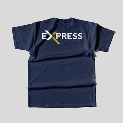 Navy - Screen Printed T-Shirt