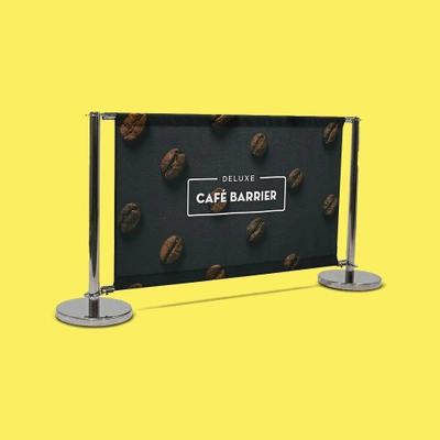 Cafe Barrier Deluxe 1500 Single Sided Front