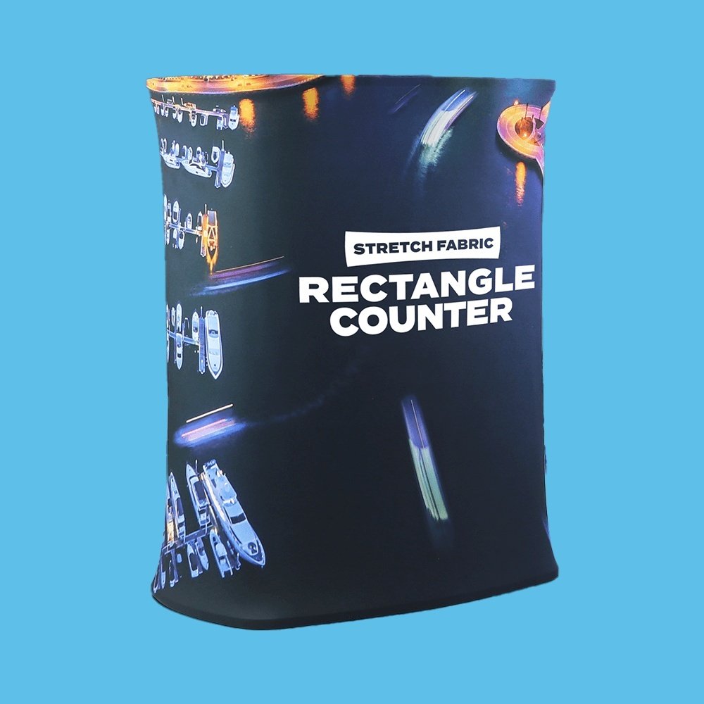 Stretch Fabric Counter Rectangle With Background