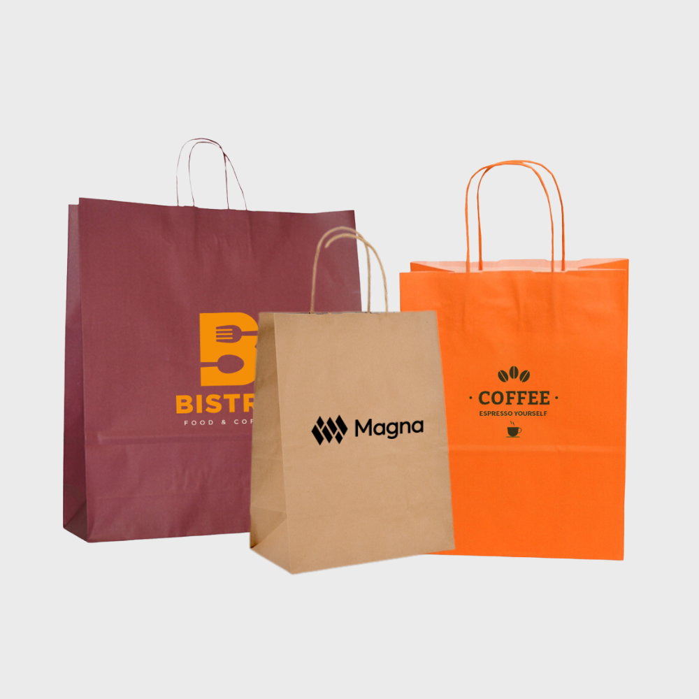 Smooth Kraft Paper Bags