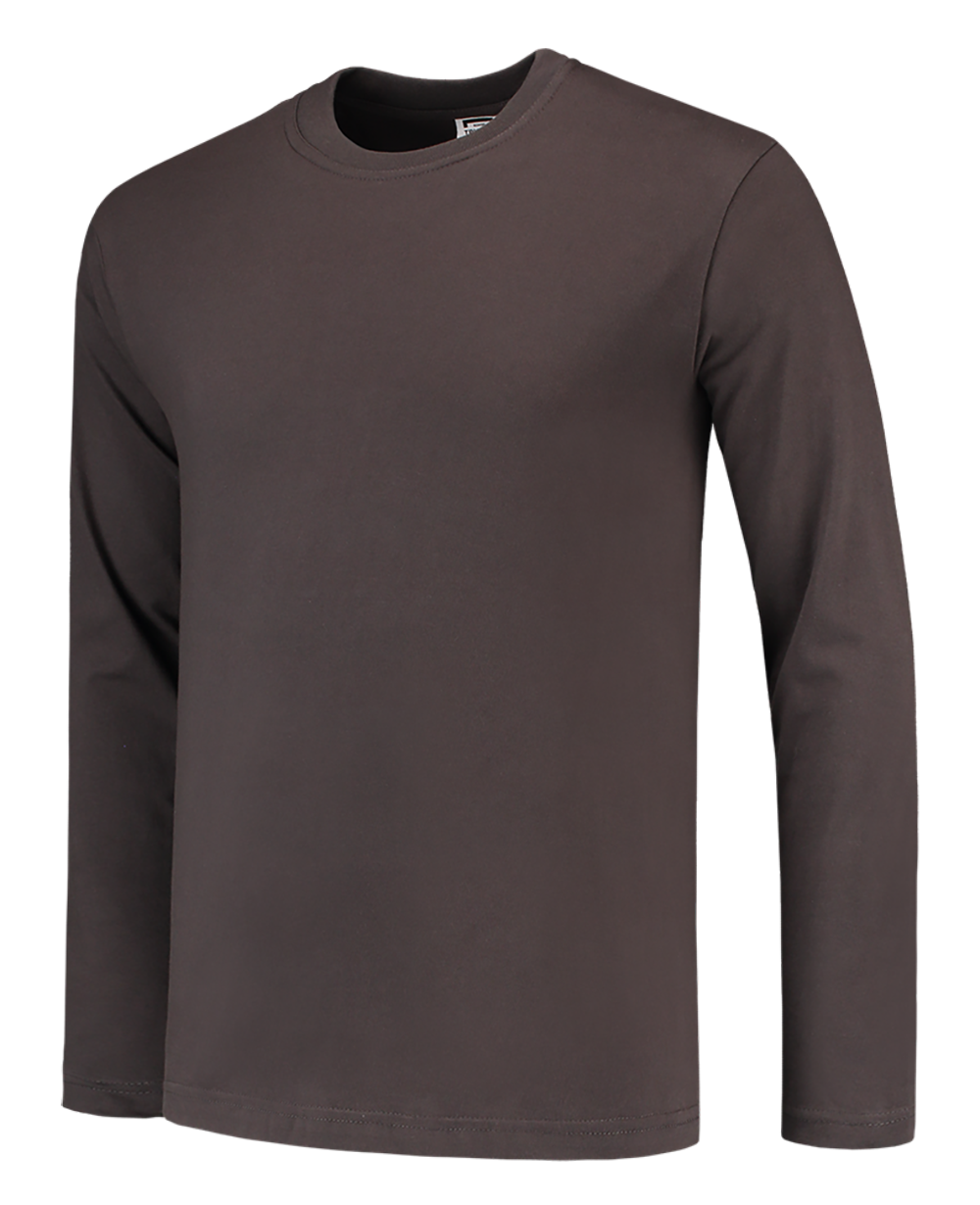 Tricorp Regular Fit Long Sleeve T-shirt in Dark Grey