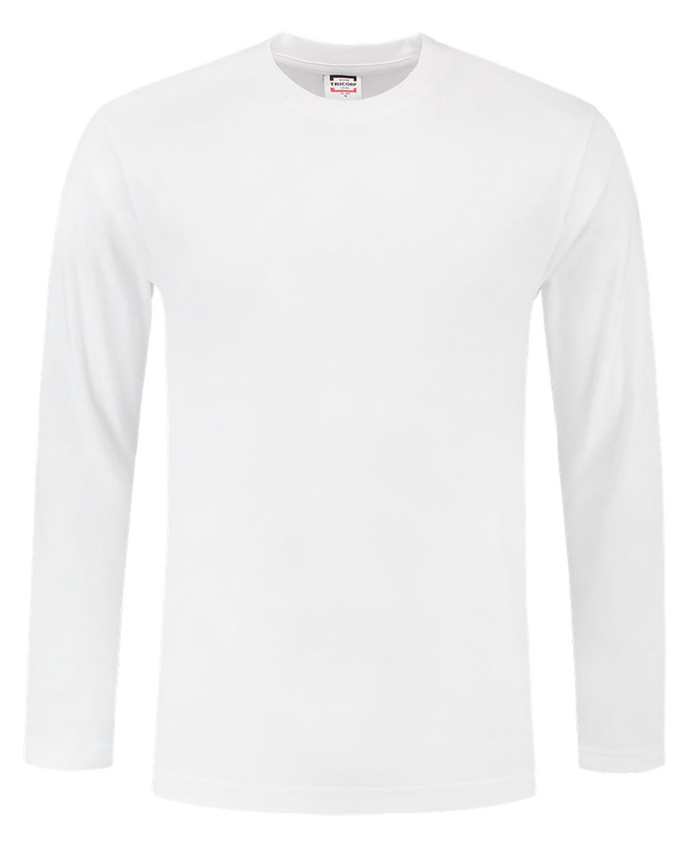 Tricorp Regular Fit Long Sleeve T-shirt in White