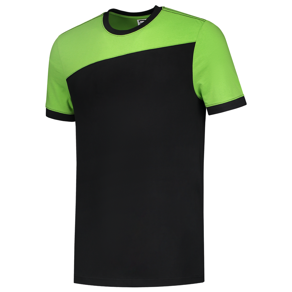 Tricorp Bicolour T-shirt in Black and Lime Green