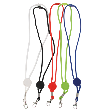 Cord Lanyard w/ Safety Clip