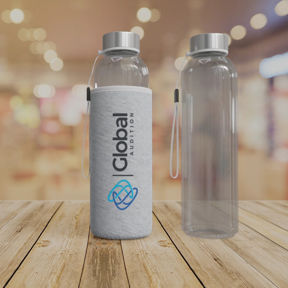 Glass Water Bottle with Neoprene Sleeve | 500 ml