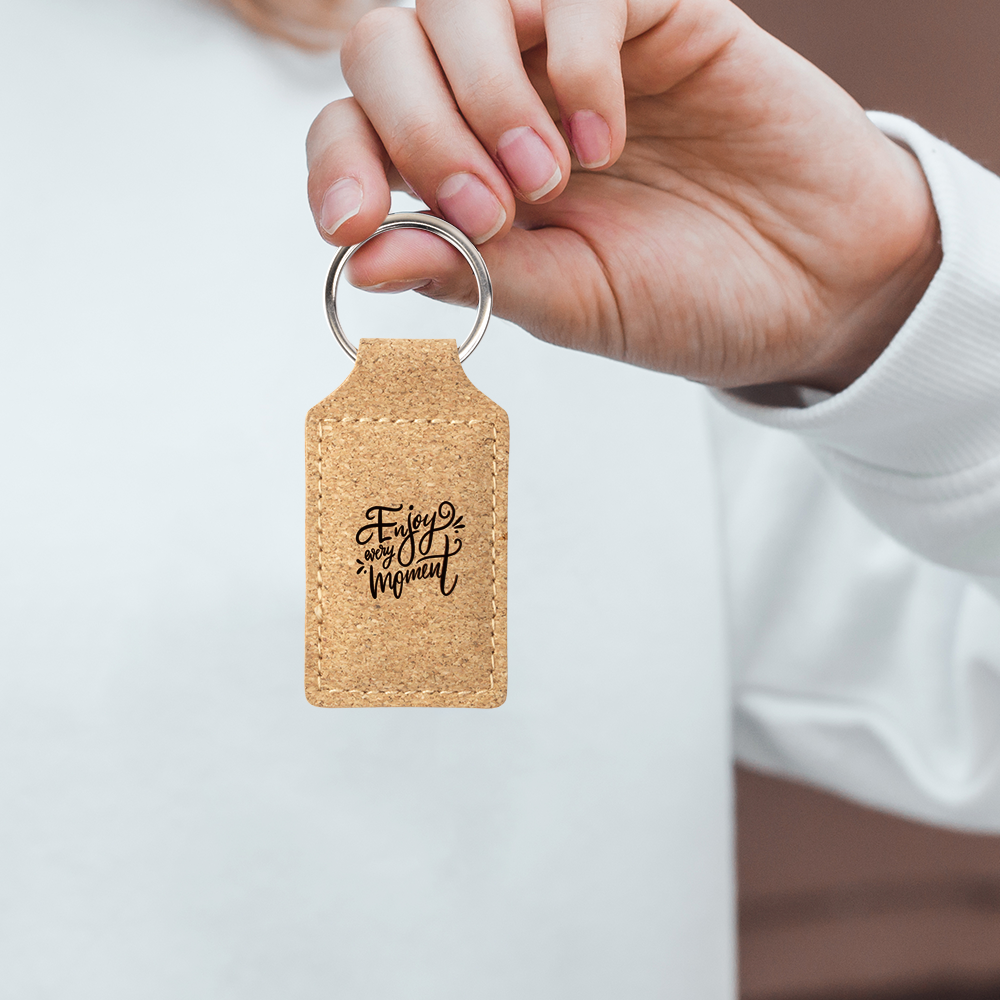 Cork Keyring