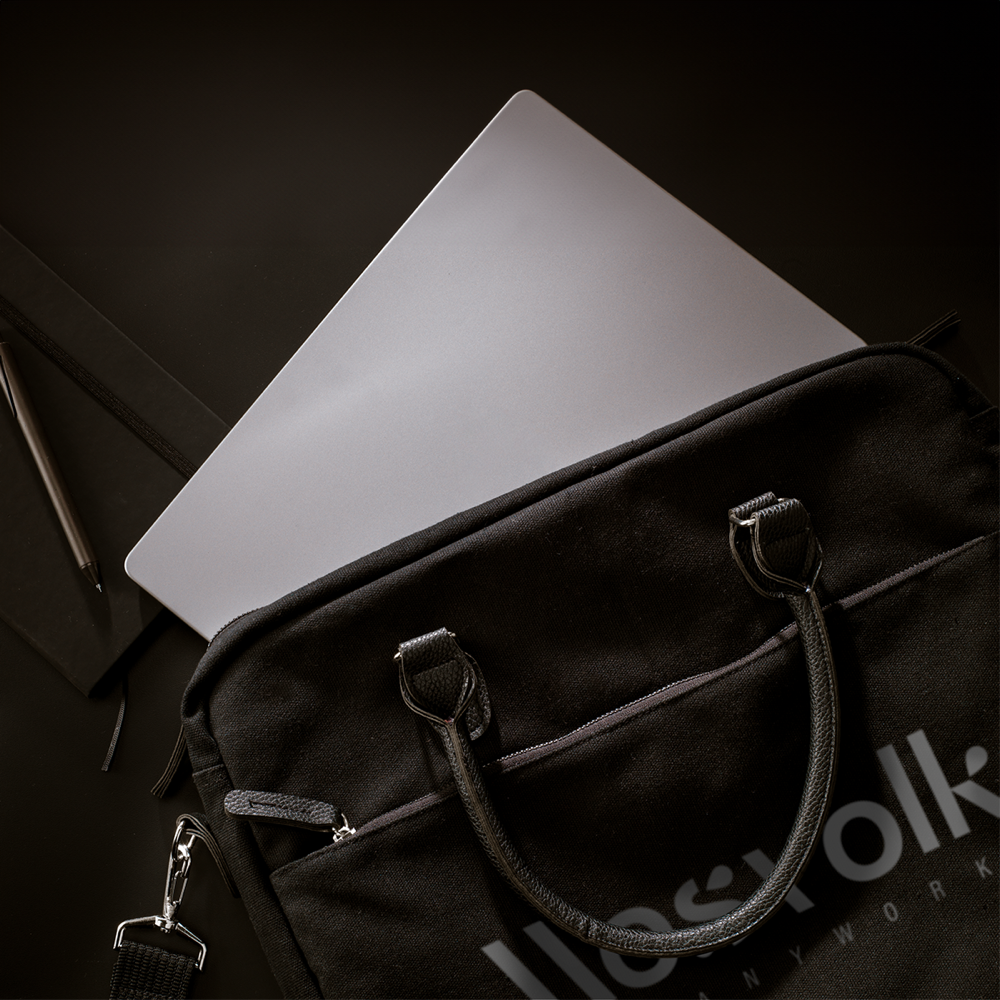 Denver Recycled Canvas Laptop Bag