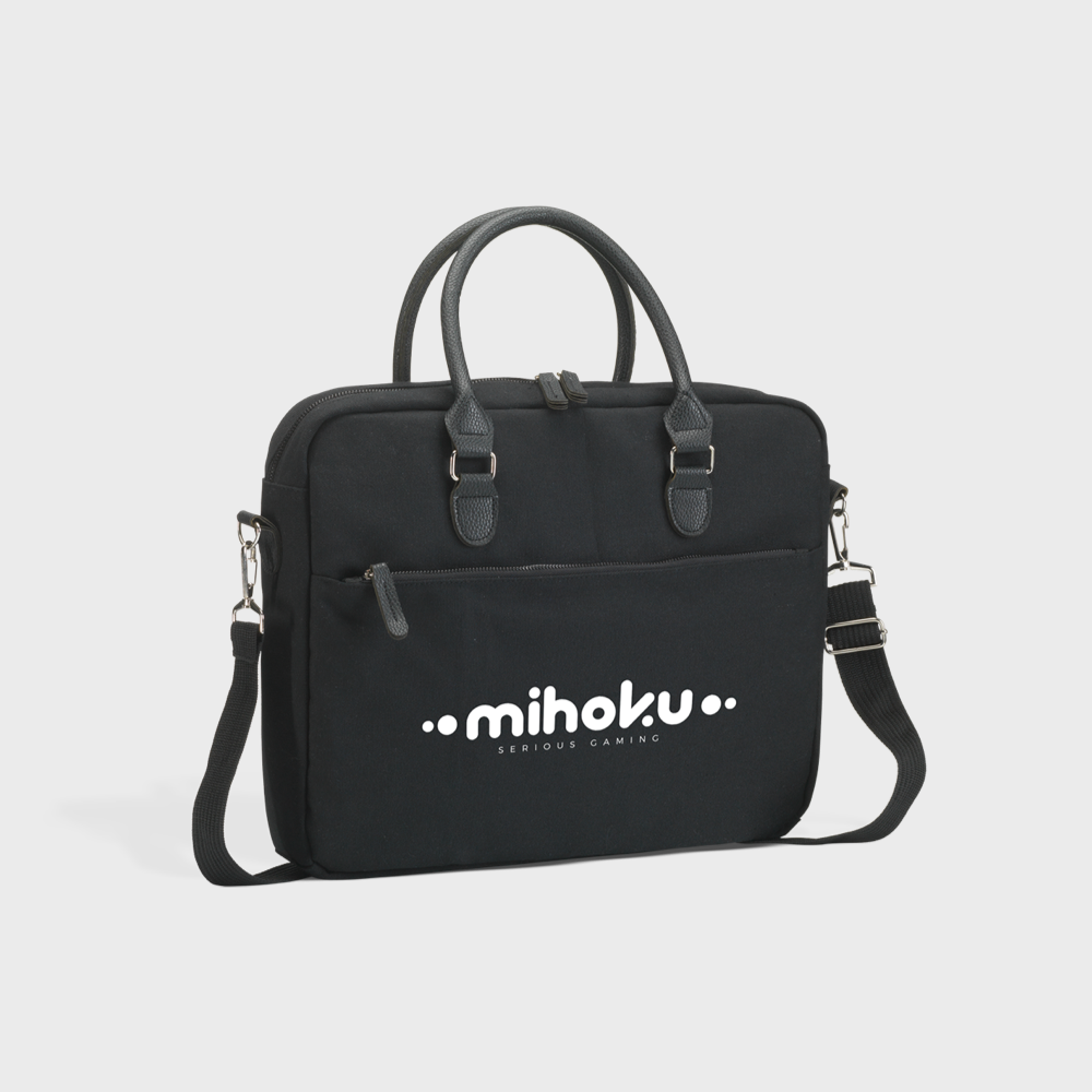 Denver Recycled Canvas Laptop Bag 5