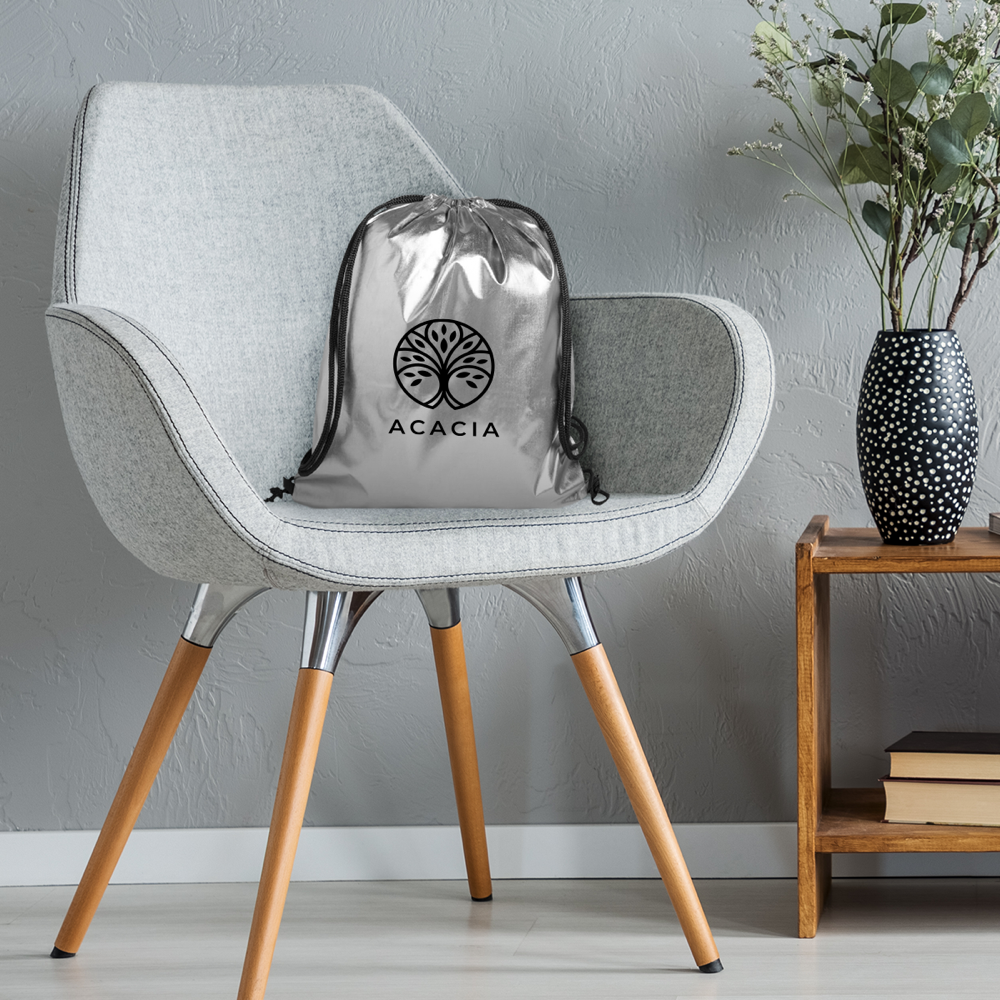 Shiny Polyester Drawstring Bags 2