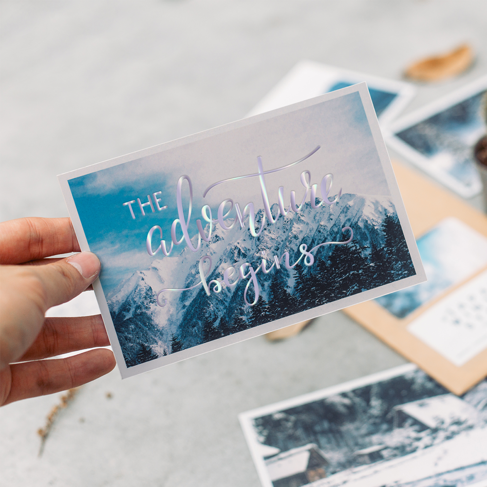 Postcards with Exclusive Finishes