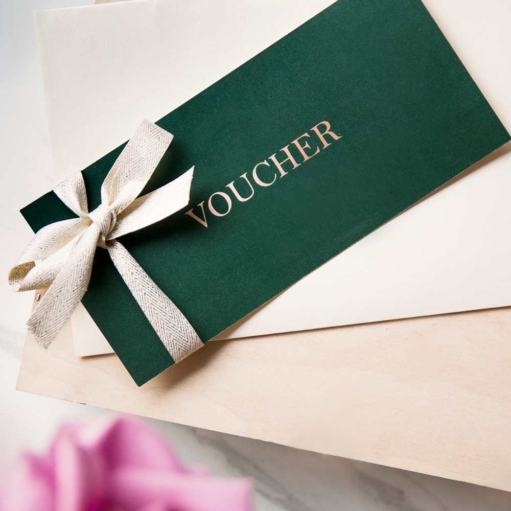 Vouchers with Exclusive Finishes