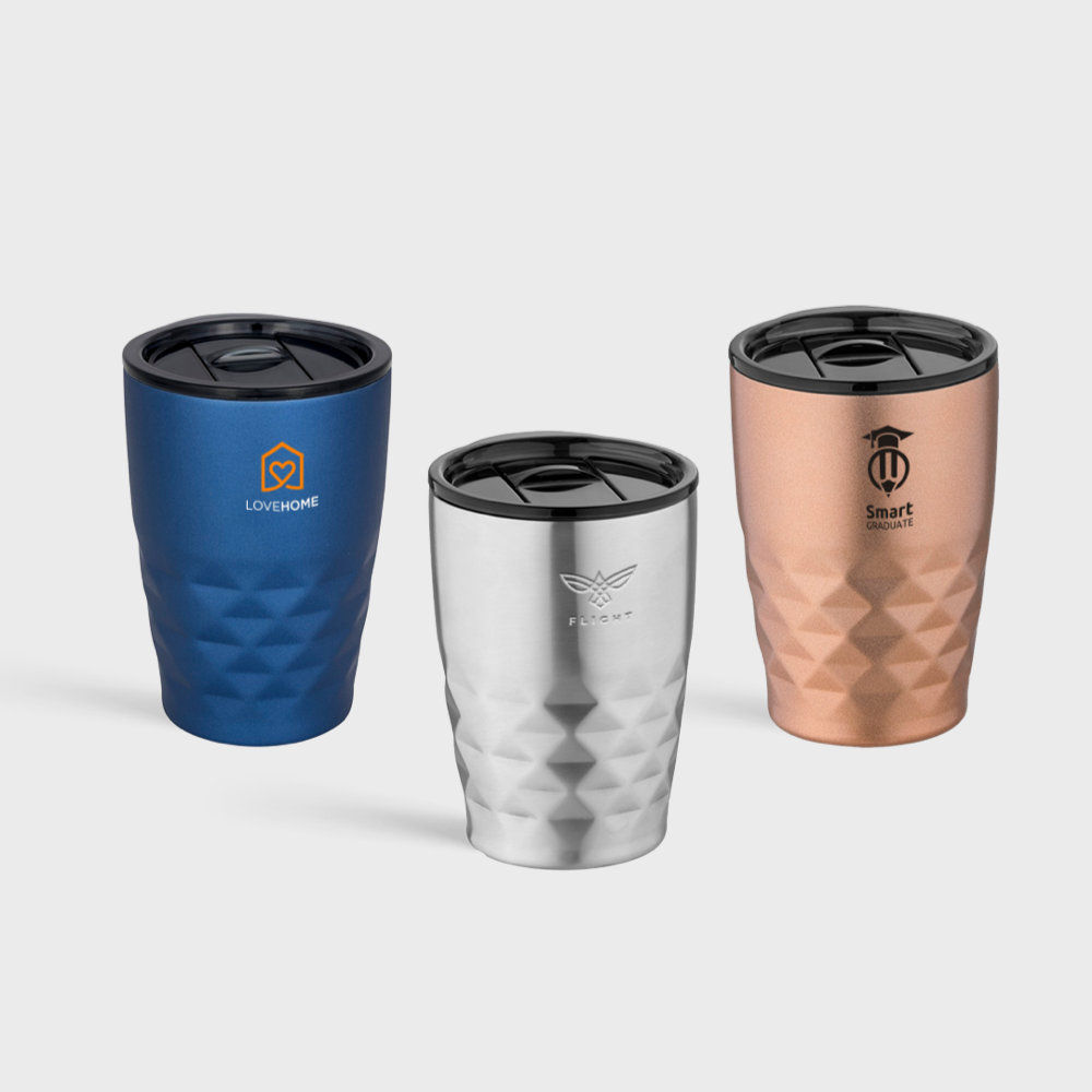 Geo Copper Vacuum Insulated Tumbler | 350 ml