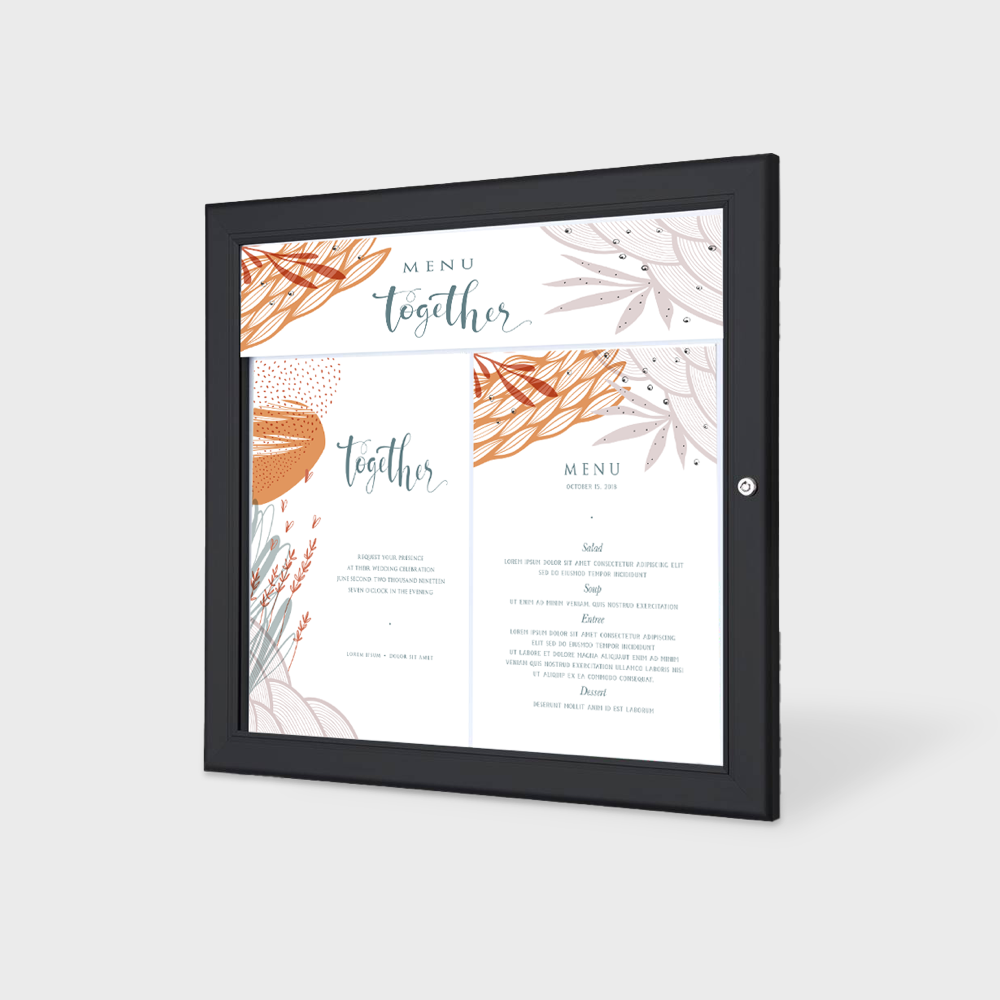 Menu Stand Wall 5