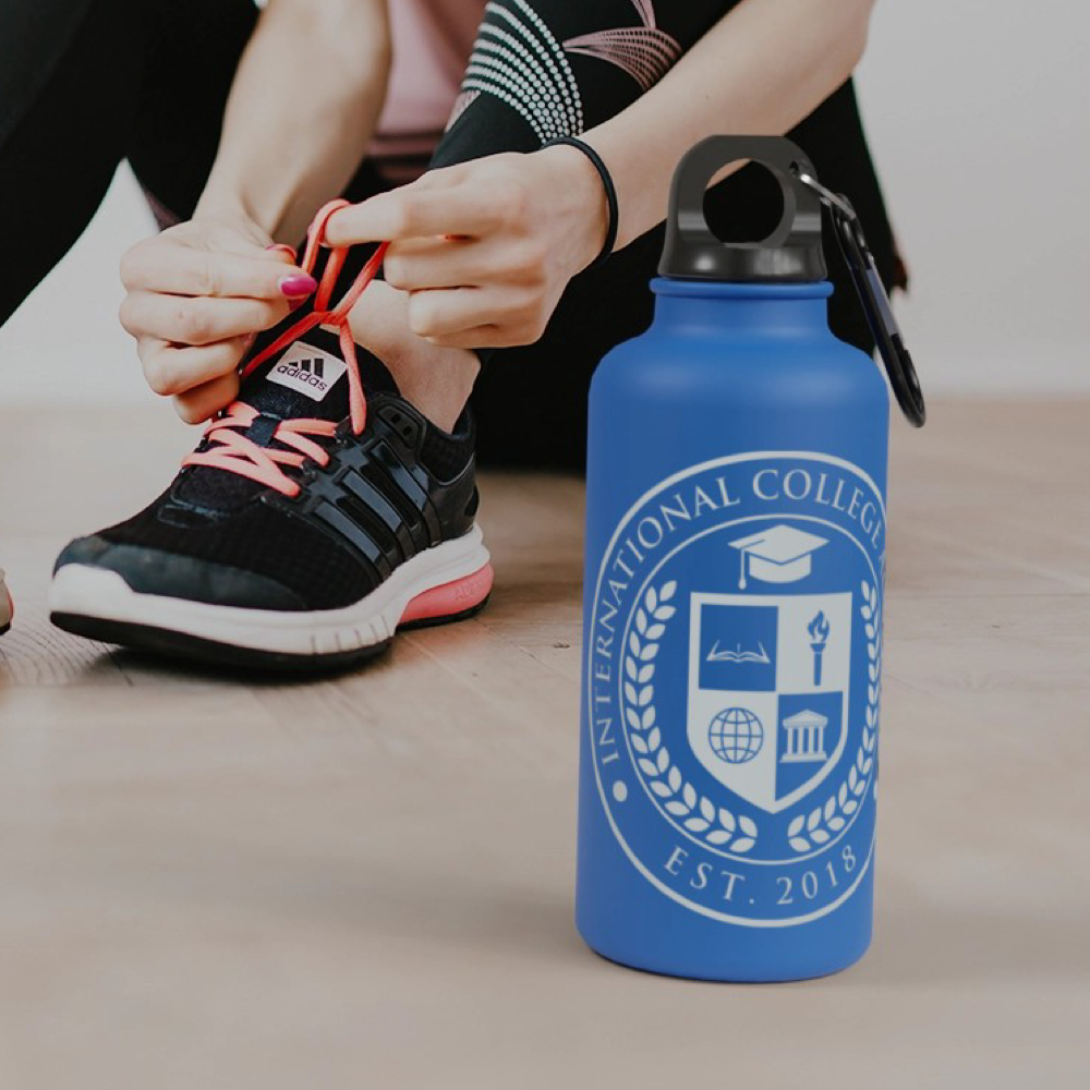 Matte Water Bottle w/ Carabiner | 400 ml
