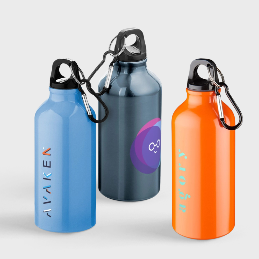 Oregon Aluminium Water Bottle w/ Carabiner | 400ml