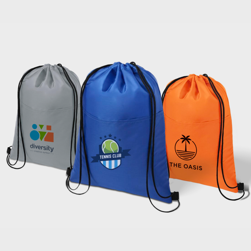 12 Can Drawstring Cooler Bag