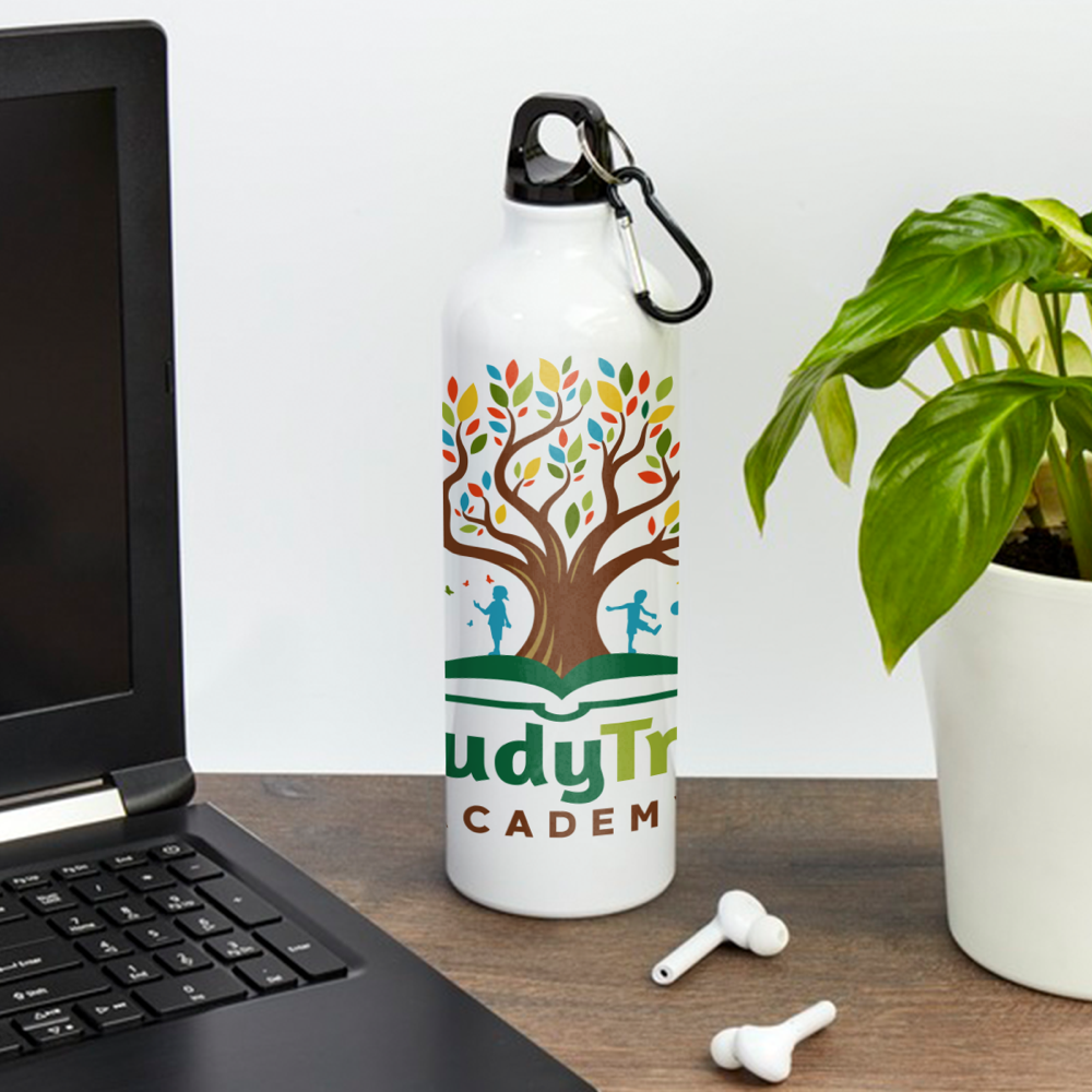 Aluminium Water Bottle w/ Key Ring & Metal Carabiner | 770 ml