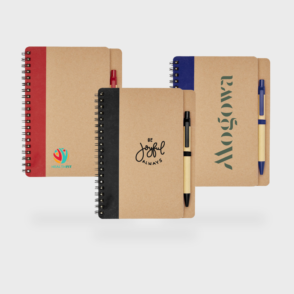 Recycled Notebook With Pen