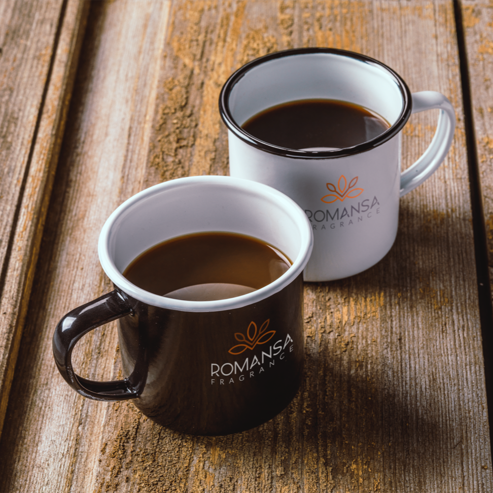 Retro Enamel Mug