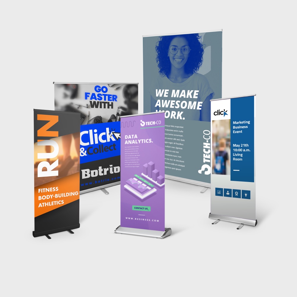 Roller Banners Colour Stands