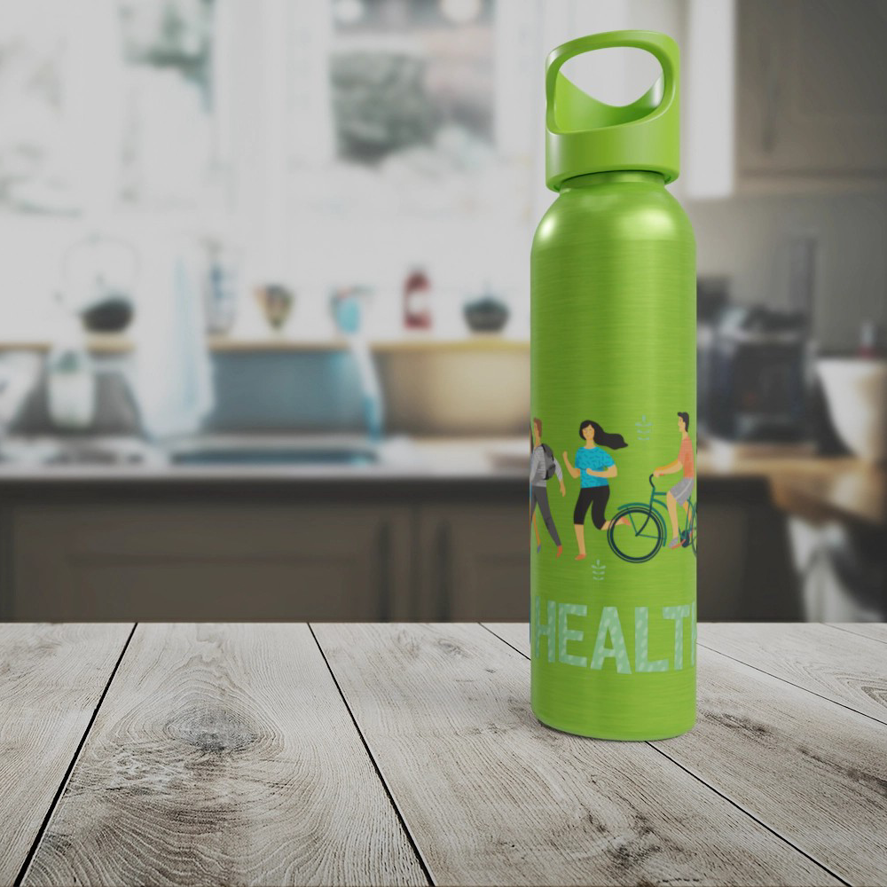 Water Bottle w/ Built-in Handle for Easy Carrying | 650ml