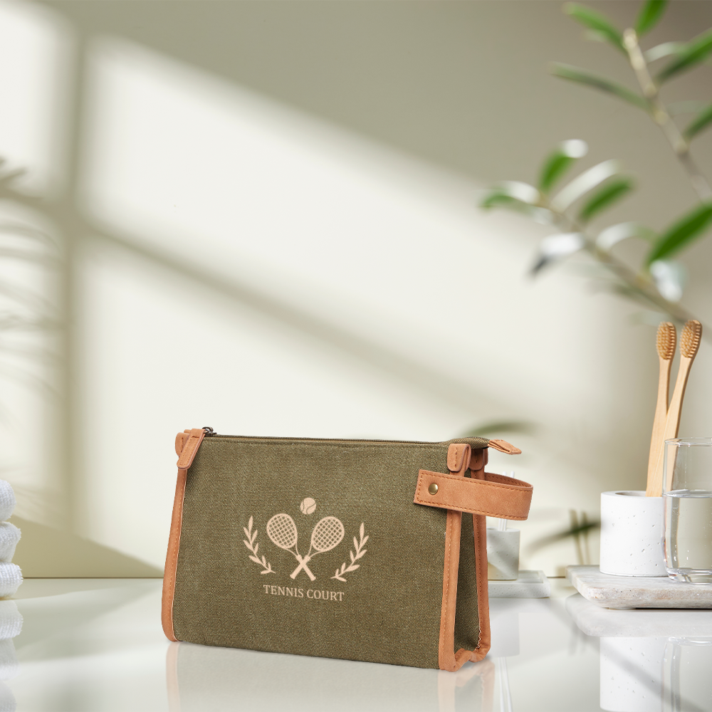 Vinga Bosler Recycled Canvas Toiletry Bag 2