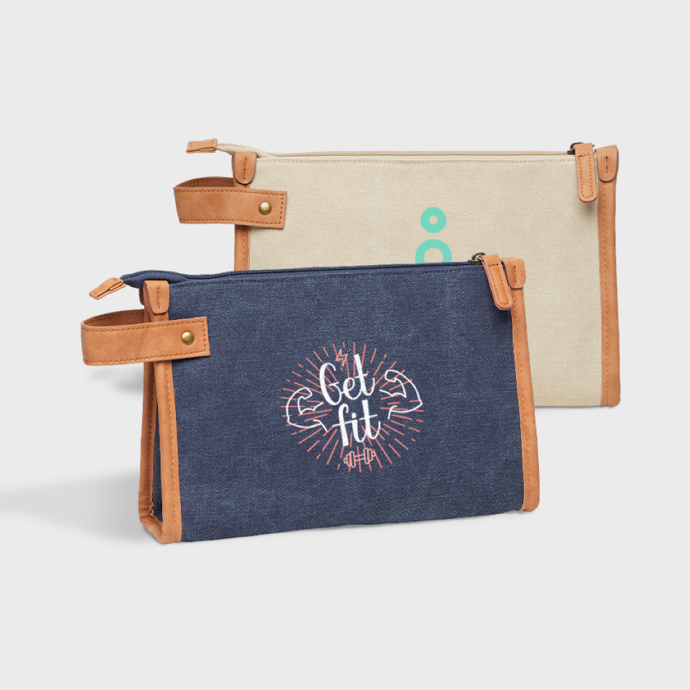 Vinga Bosler Recycled Canvas Toiletry Bag 4