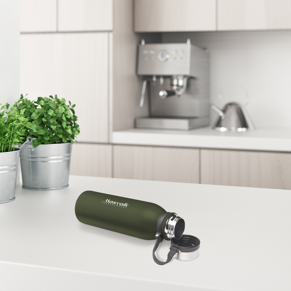 Thermos with Silicone Carry Loop