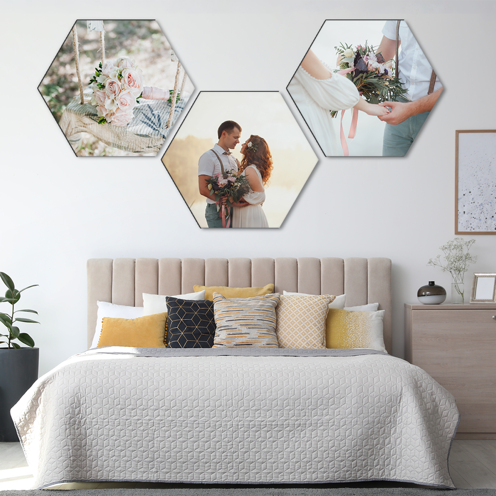 Hexagon Acoustic Photo Panels