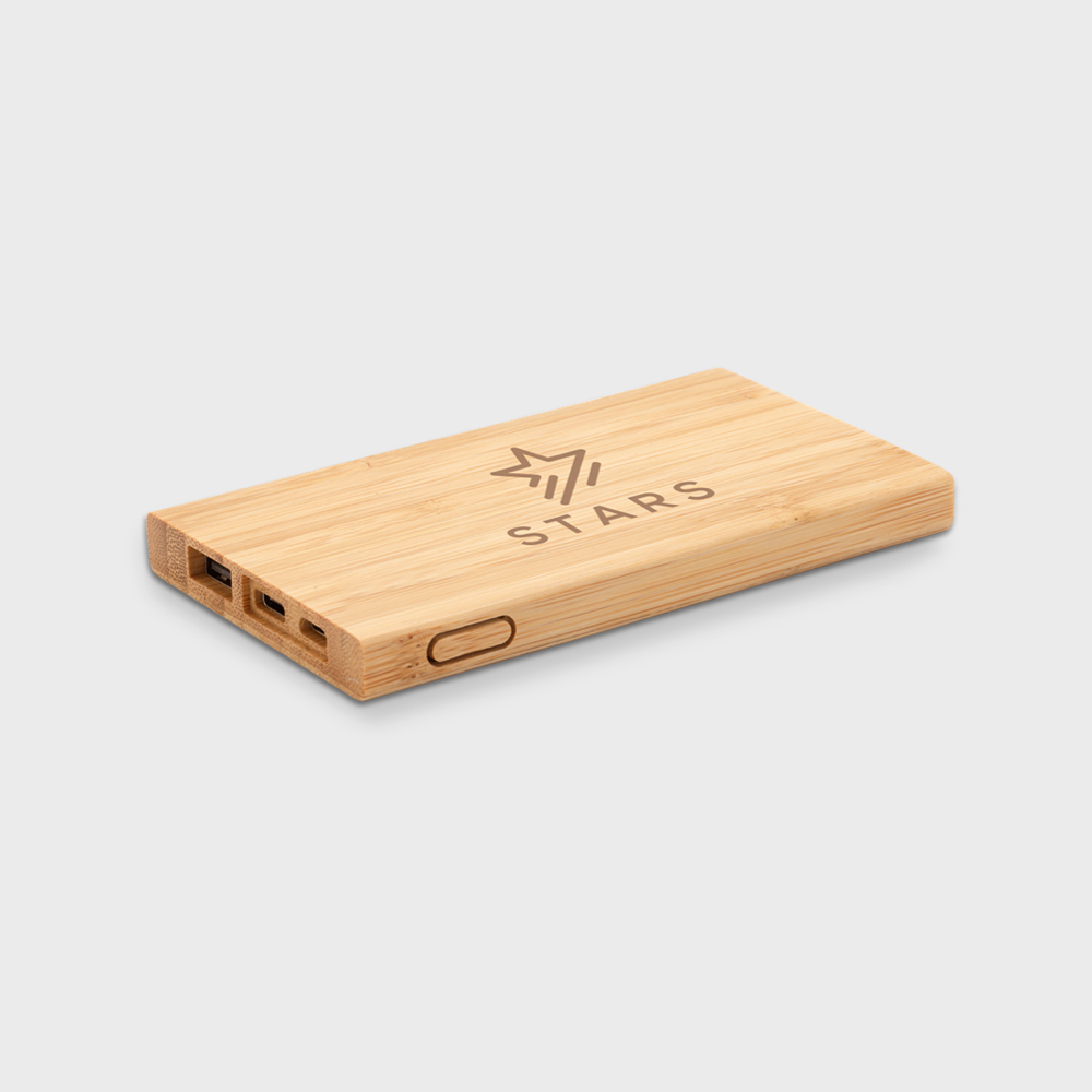 Bamboo Power Bank 4000 mAh