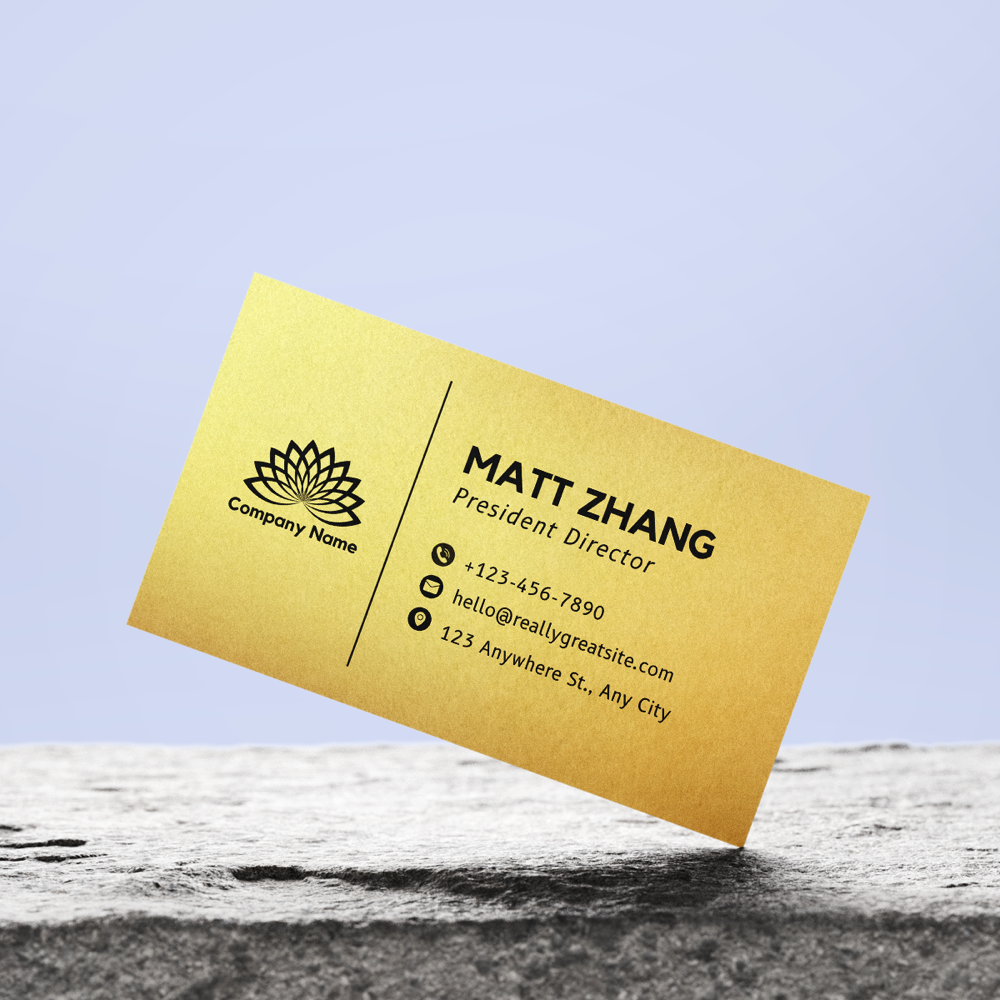 Business Cards with Special Paper Materials