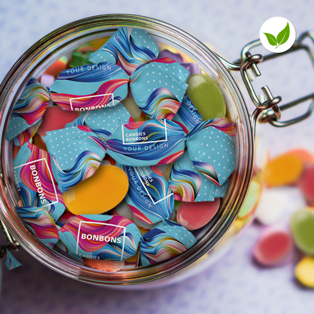 Sweets with Compostable Wrapping