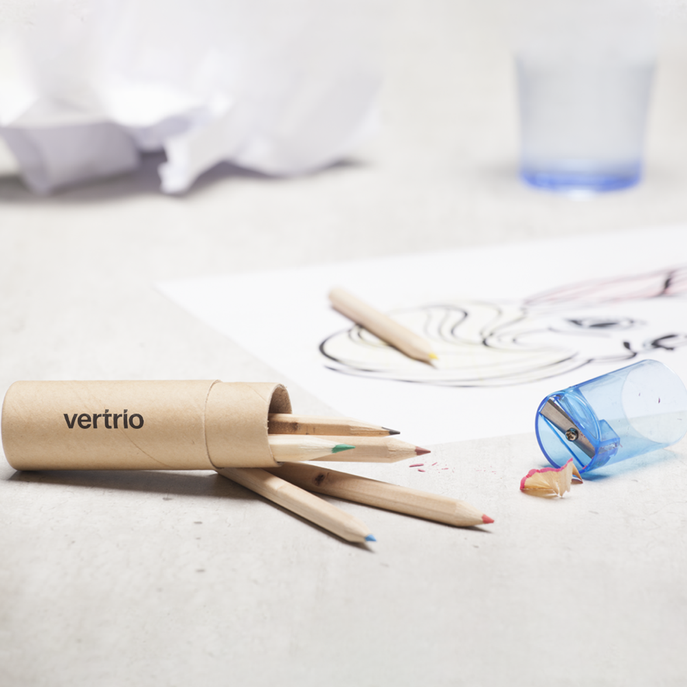 Colouring Pencils in Tube with Sharpener 3