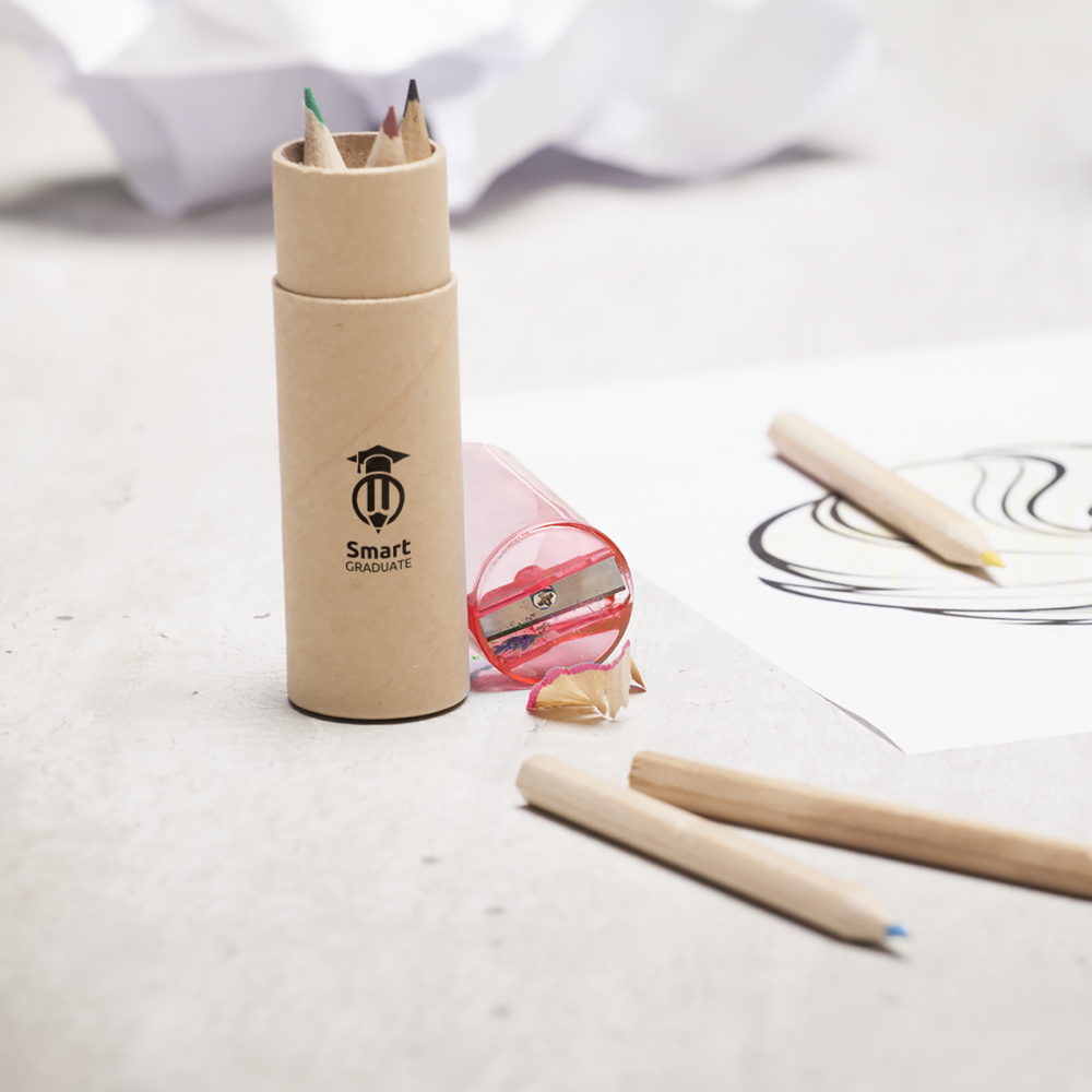 Colouring Pencils in Tube with Sharpener 2