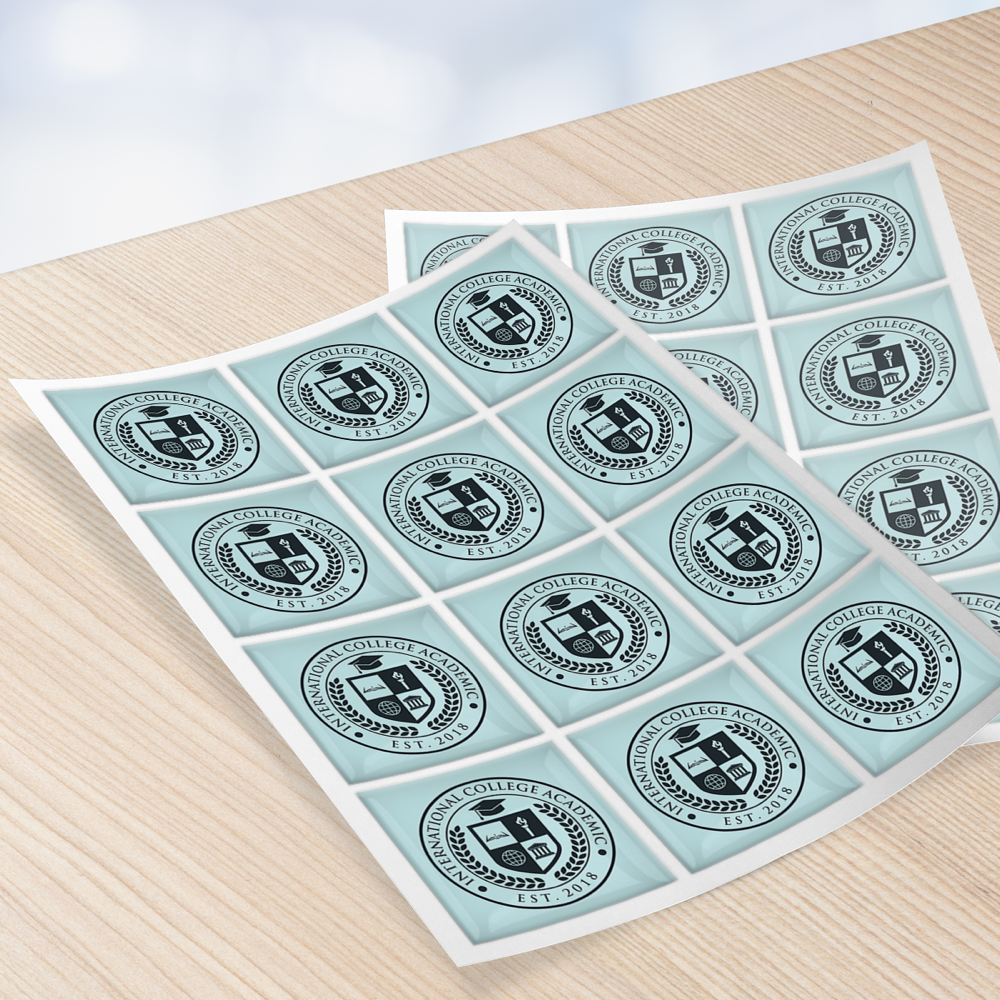 Domed Stickers