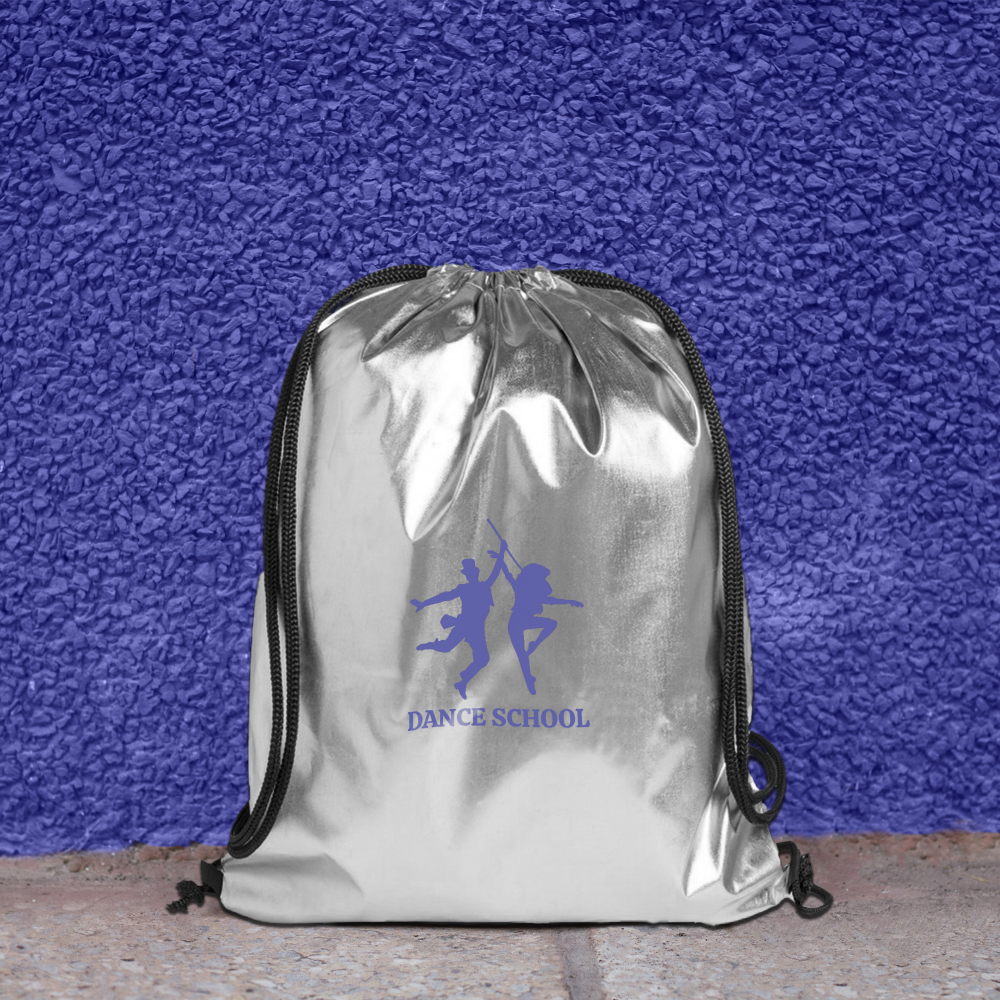 Shiny Polyester Drawstring Bags 2