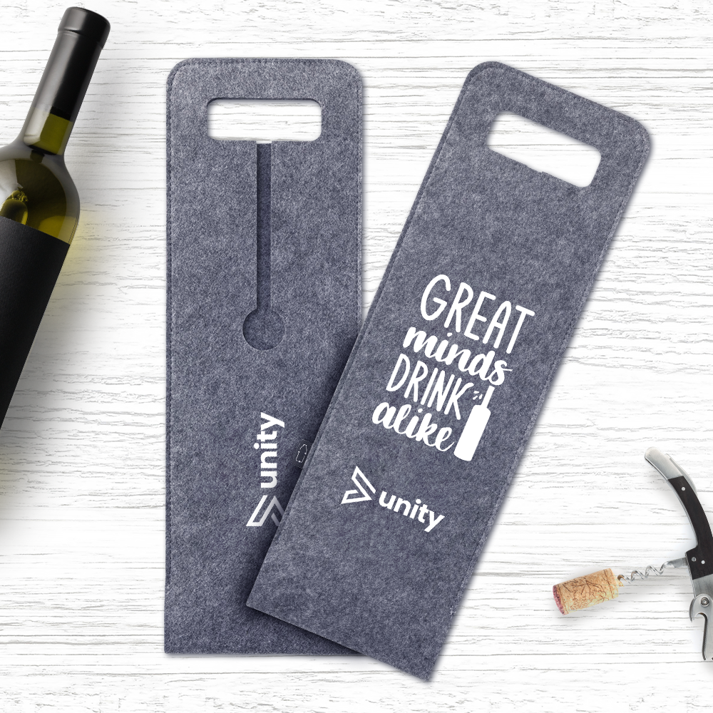 Eco friendly Felt Wine Bag