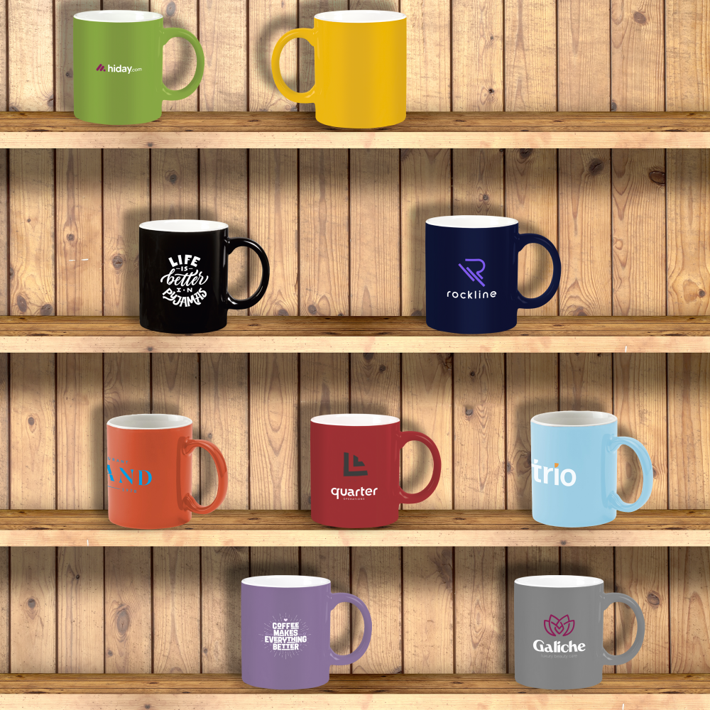 Large Coloured Mugs | 350 ml