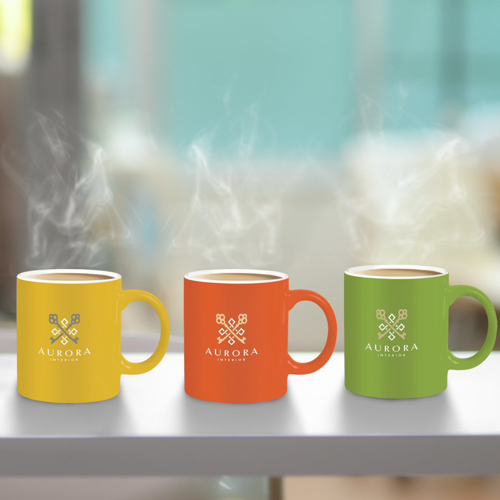 Large Coloured Mugs | 350 ml