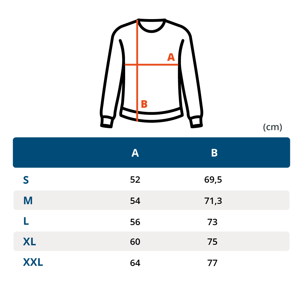 Jack & Jones | Mediumweight Crew Neck Sweat Size Guide