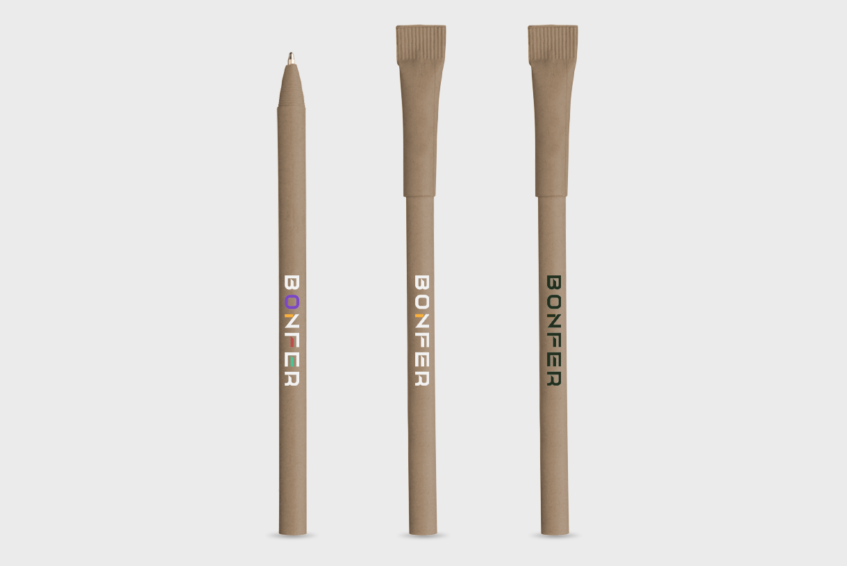 Brown Recycled Paper Pen 3