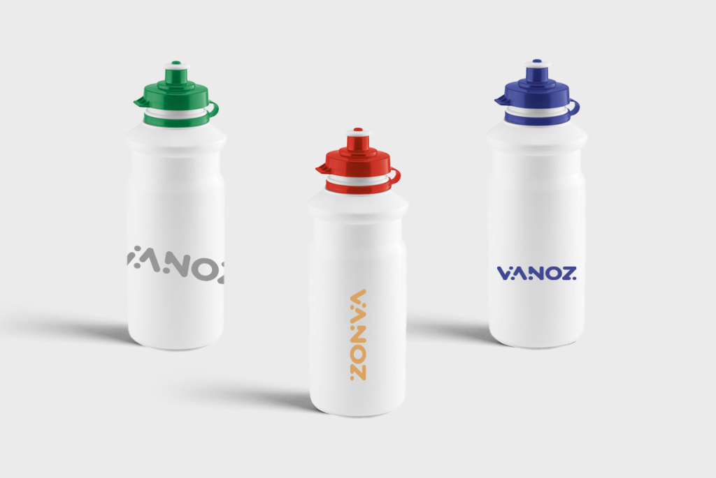 White Sports Bottle with Push-pull Lid | 680ml