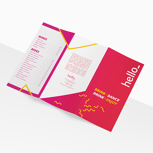 Tri-Fold Menus