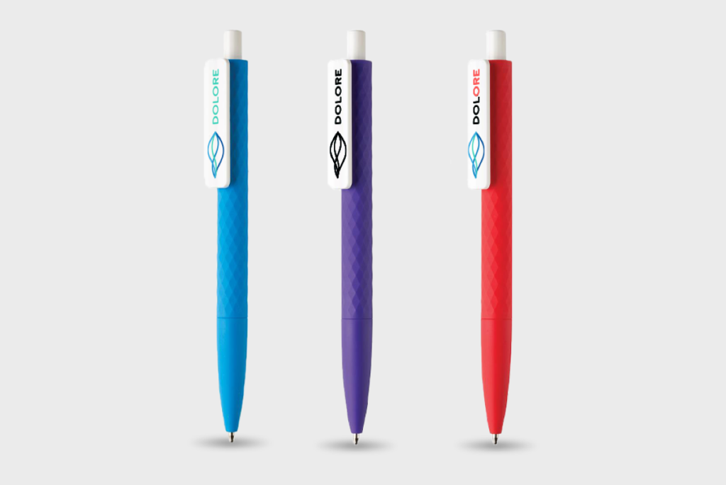 Diamond Pattern Pen with White Clip 3